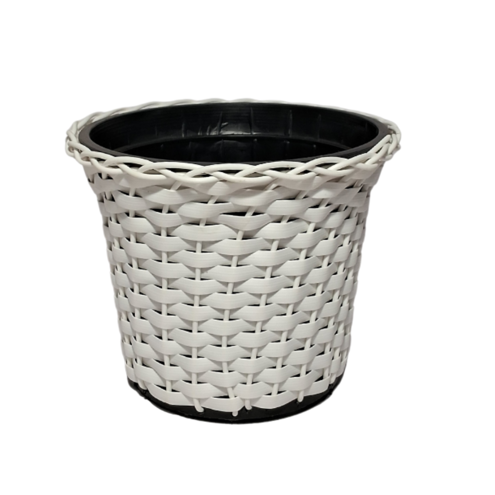 VASO CRISANTEMO S/B FIBRAS BRANCO